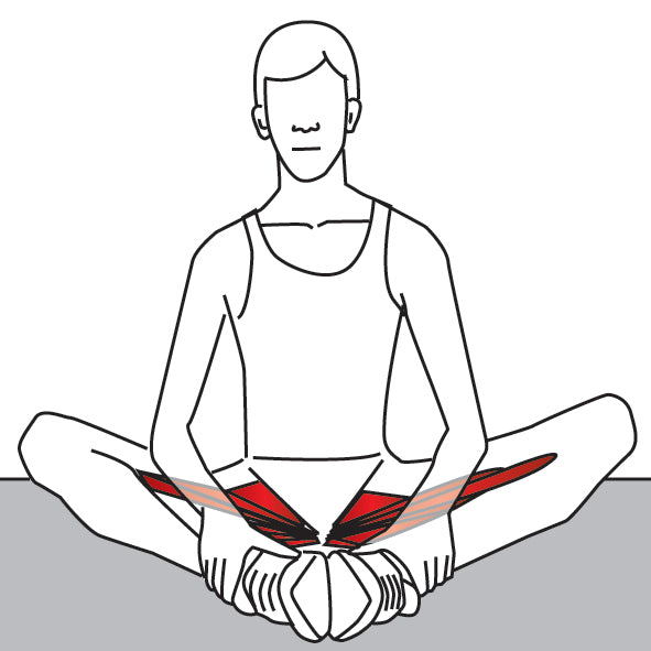 Sitting Feet Together Adductor Stretch
