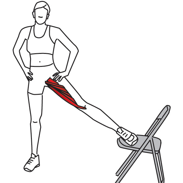 Standing Leg-Up Adductor Stretch