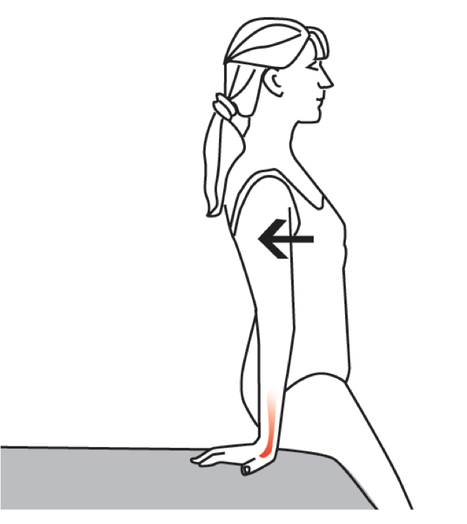 Flexor Stretch for Golfer's Elbow