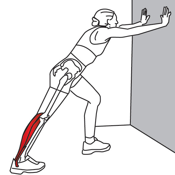 Leaning Heel Back Calf Stretch