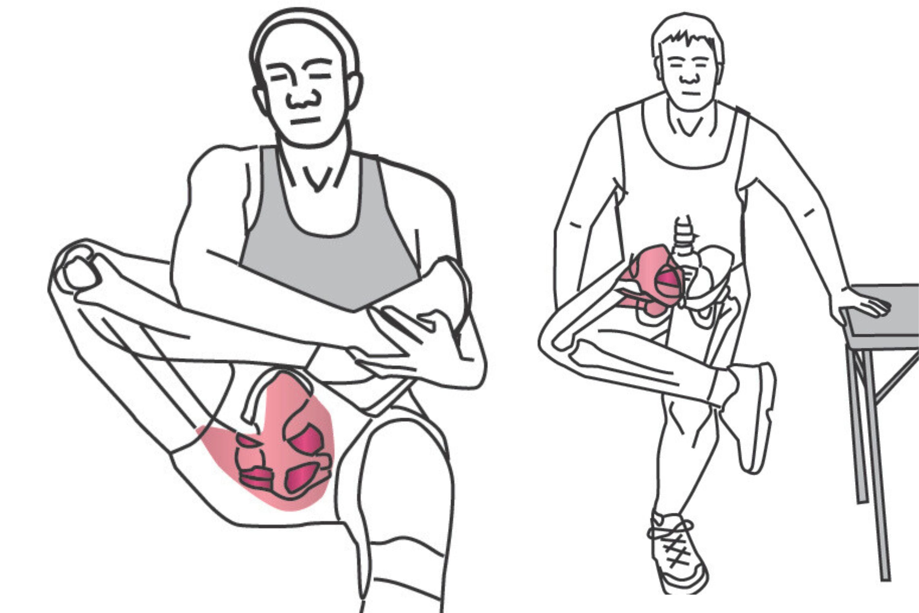 Piriformis Stretch for Trigger Point Release
