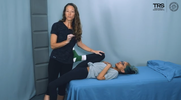 Partner Assisted Edge of the Bed Stretch
