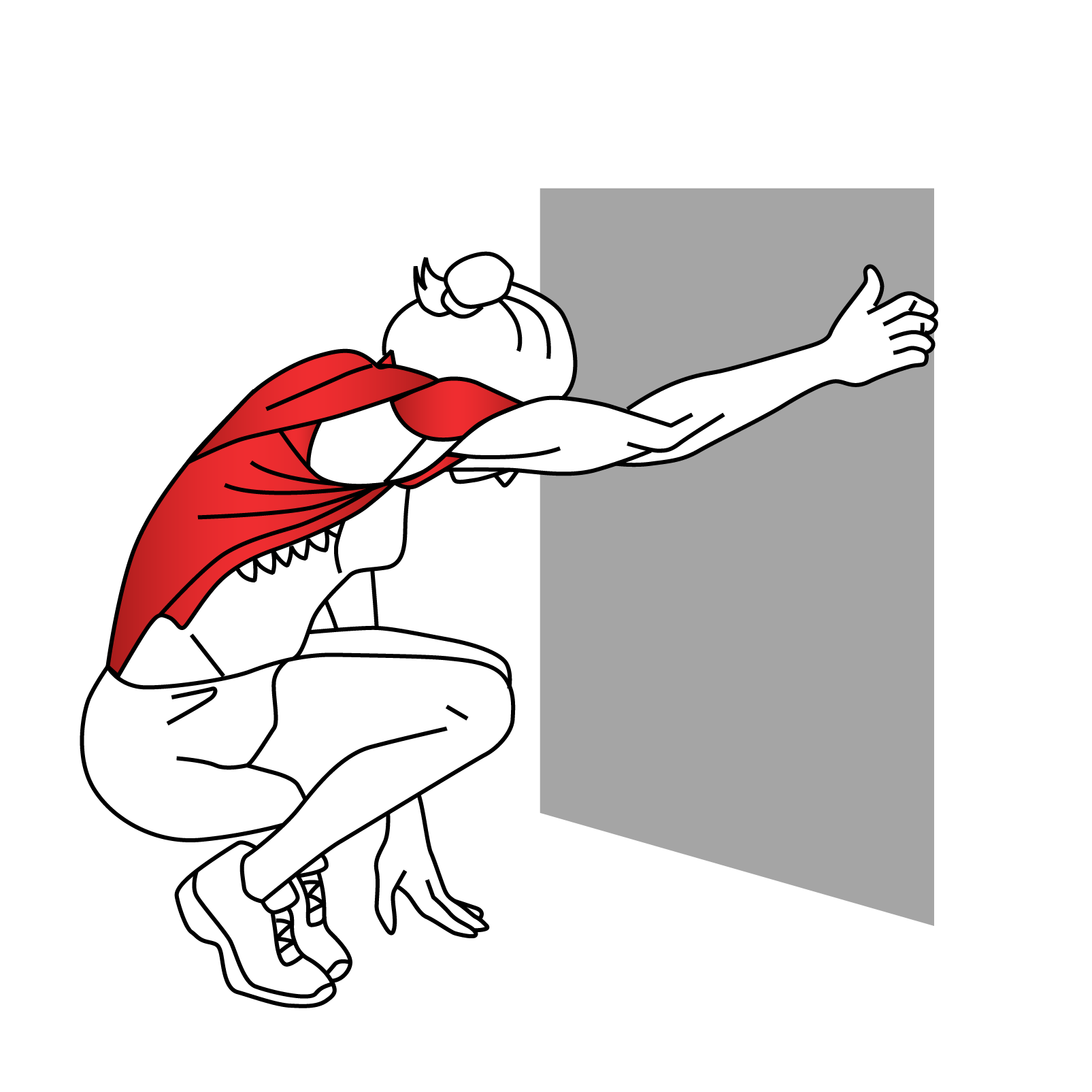 Reaching Upper Back Stretch