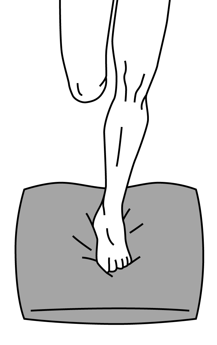 One Leg Pillow Standing