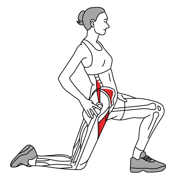 Mastering the Kneeling Quad Stretch