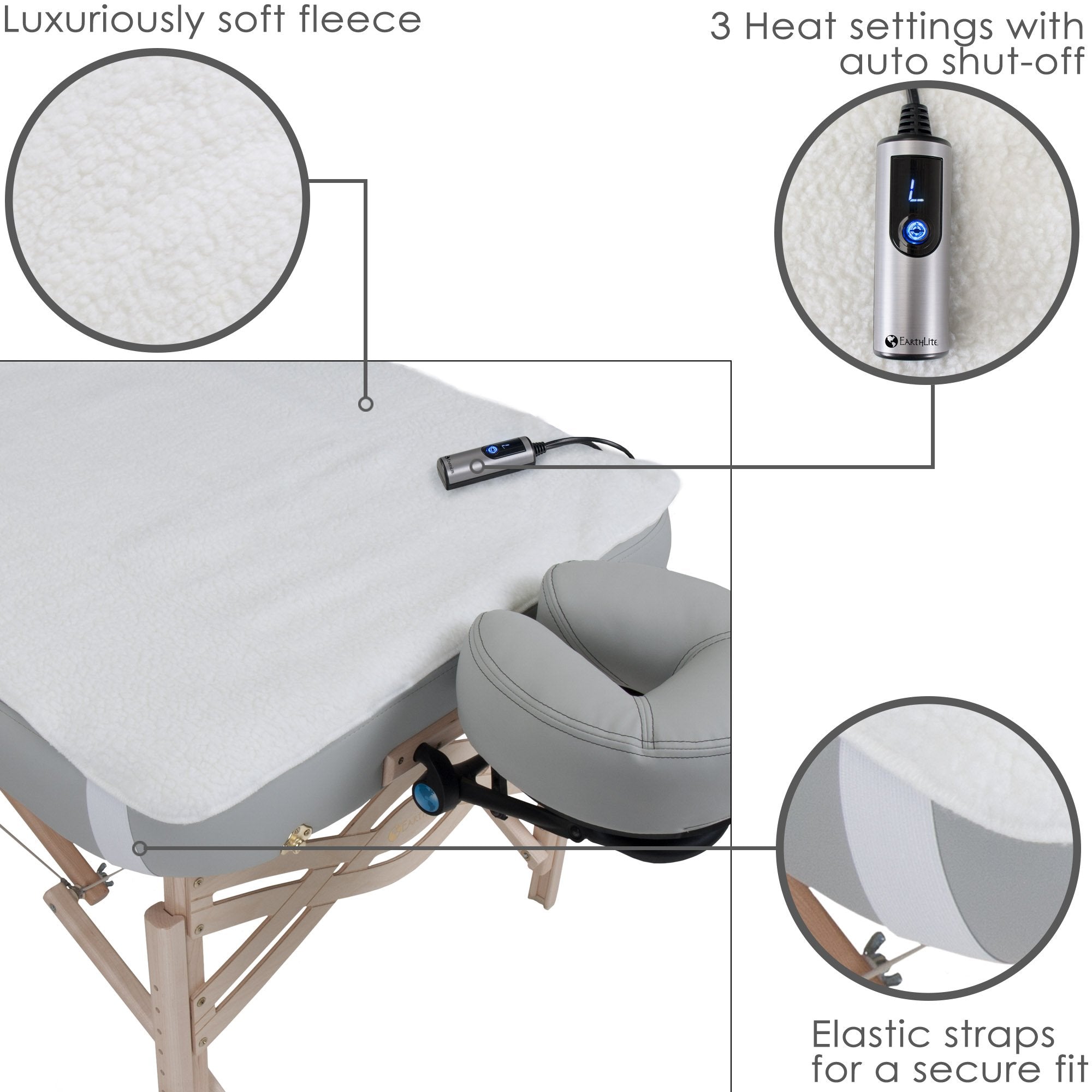 Earthlite Massage Table Warmer & Fleece Pad