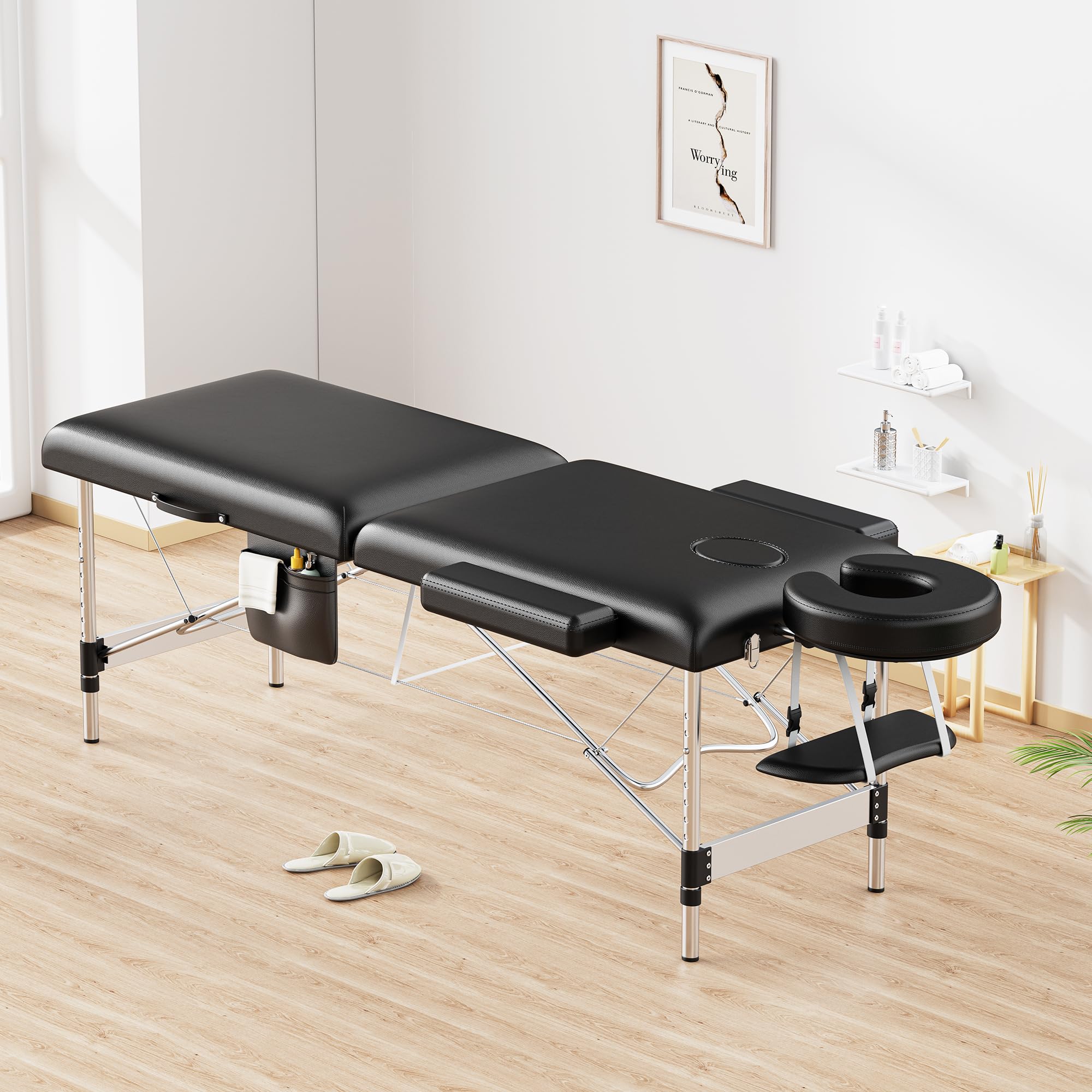 MT05 Portable Massage Table with Side Pocket