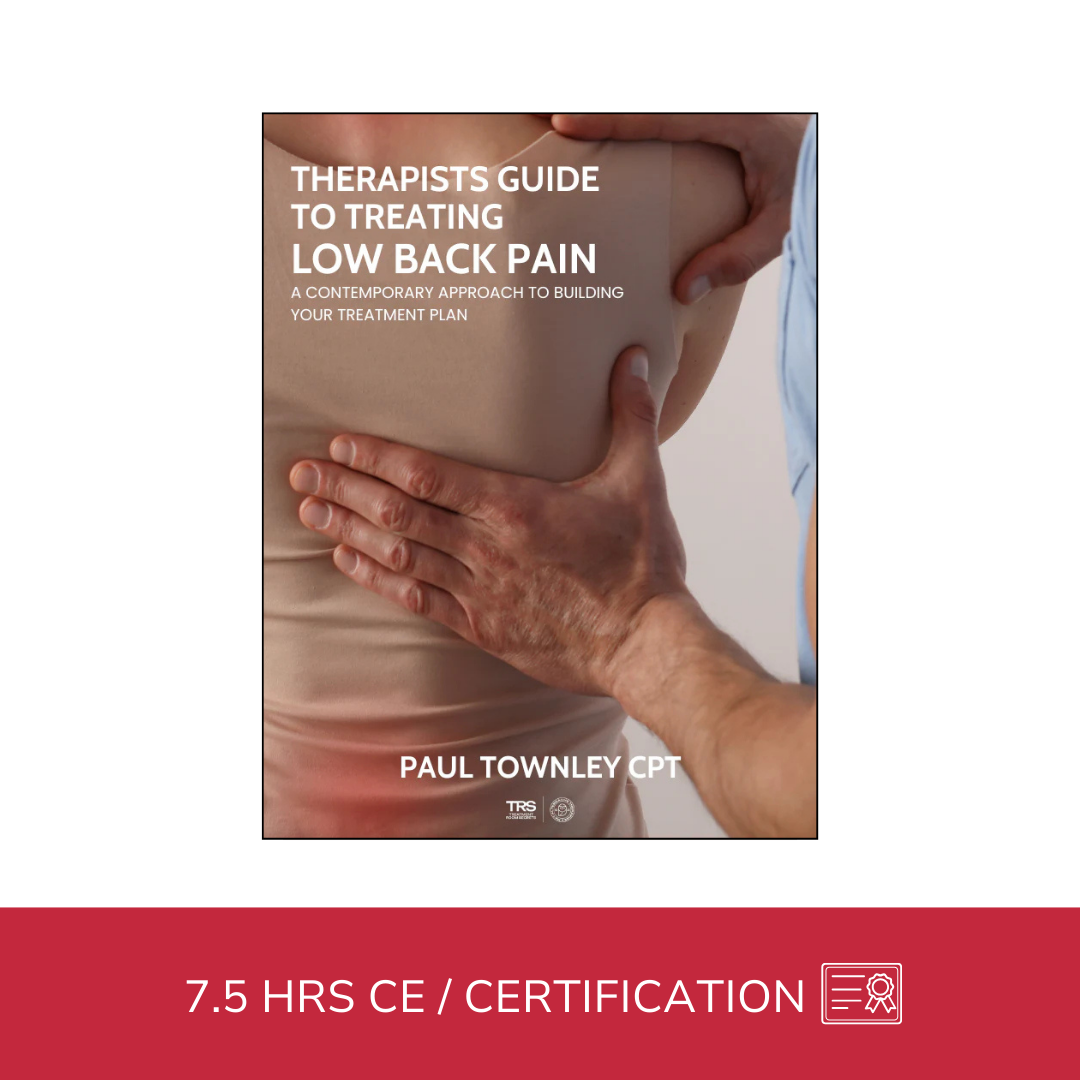 Contemporary Approach to Low Back Pain (7.5 hrs)