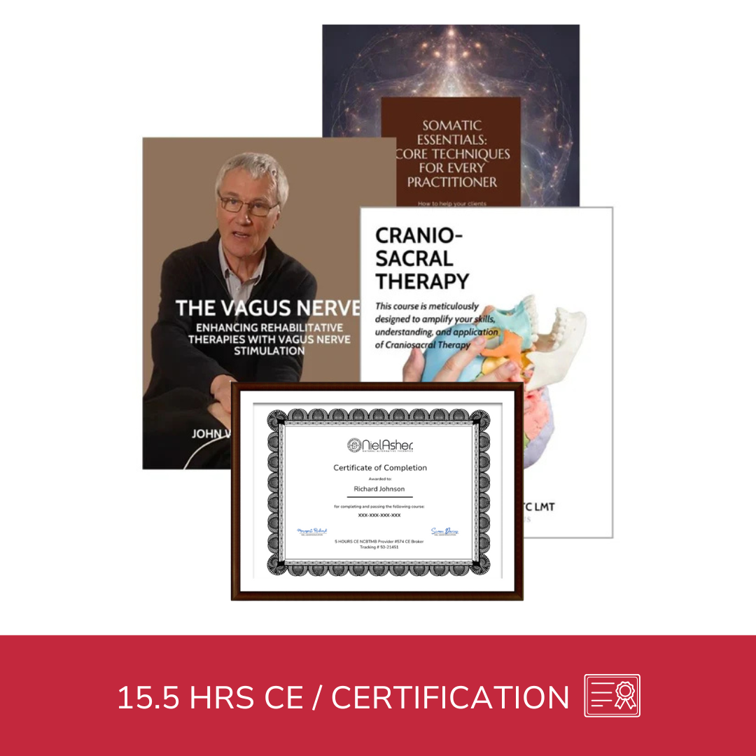 The Integrated Healing Bundle: CranioSacral, Vagus Nerve, & Somatic Therapy (15.5 hrs)