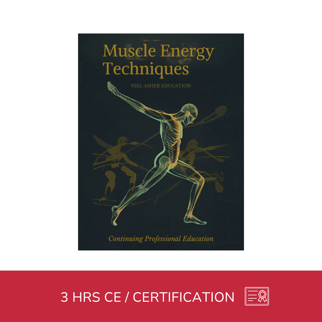 Muscle Energy Techniques - NAT Certification Course (3 hrs)