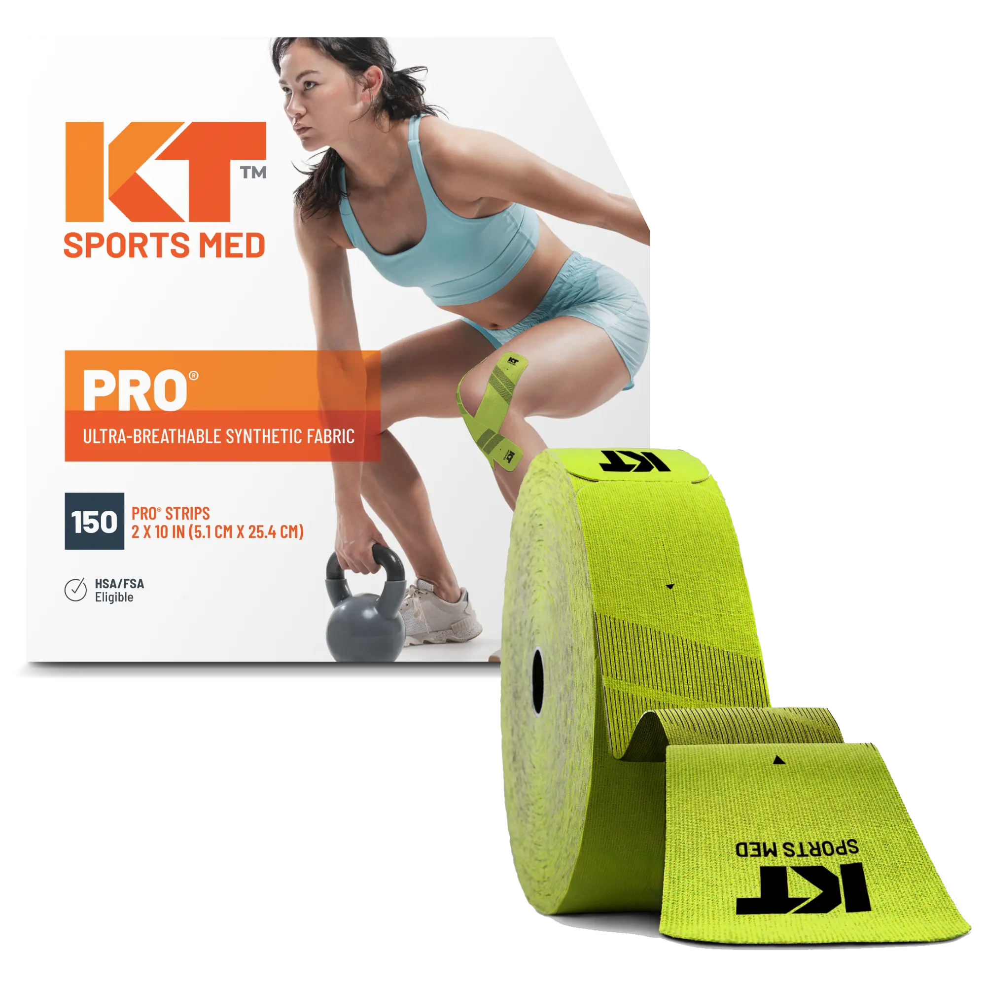 KT Tape Pro® 150 Strip 10" Precut