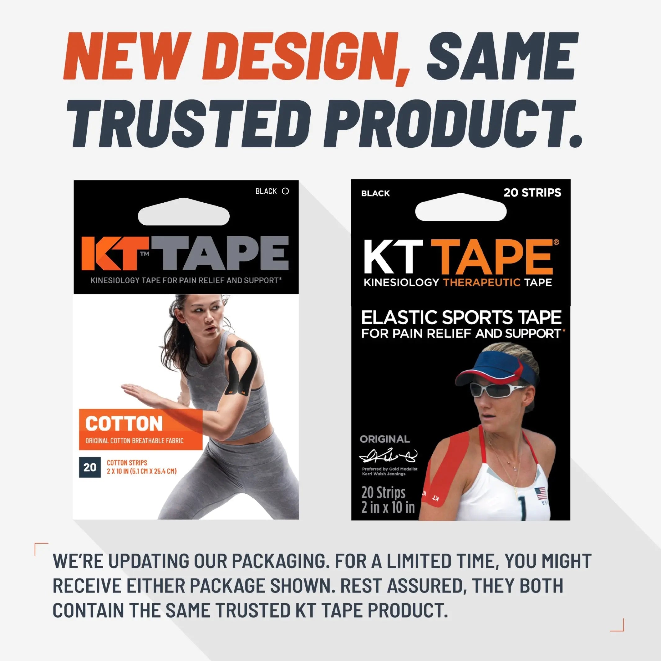 KT Tape Original Cotton 150 Strip 10" Precut