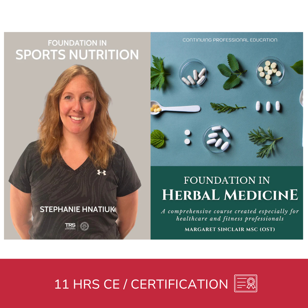 Sports Nutrition and Herbal Medicine Bundle (11 hrs)