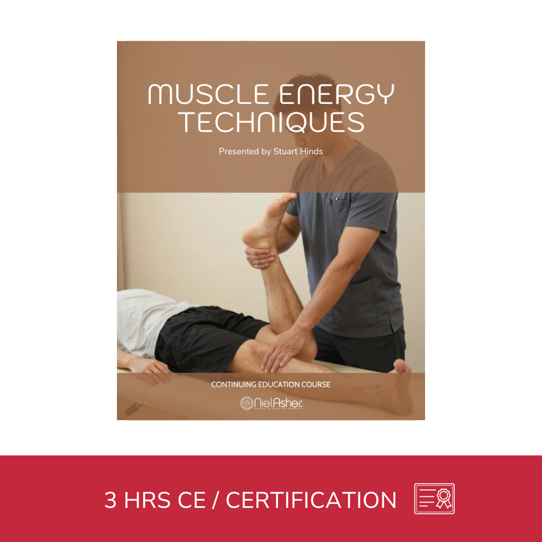 Muscle Energy Techniques (3 hrs)