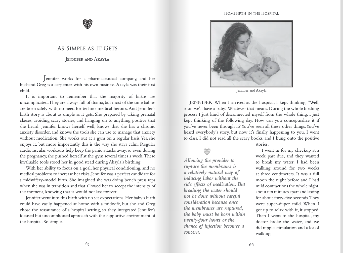 Homebirth in the Hospital