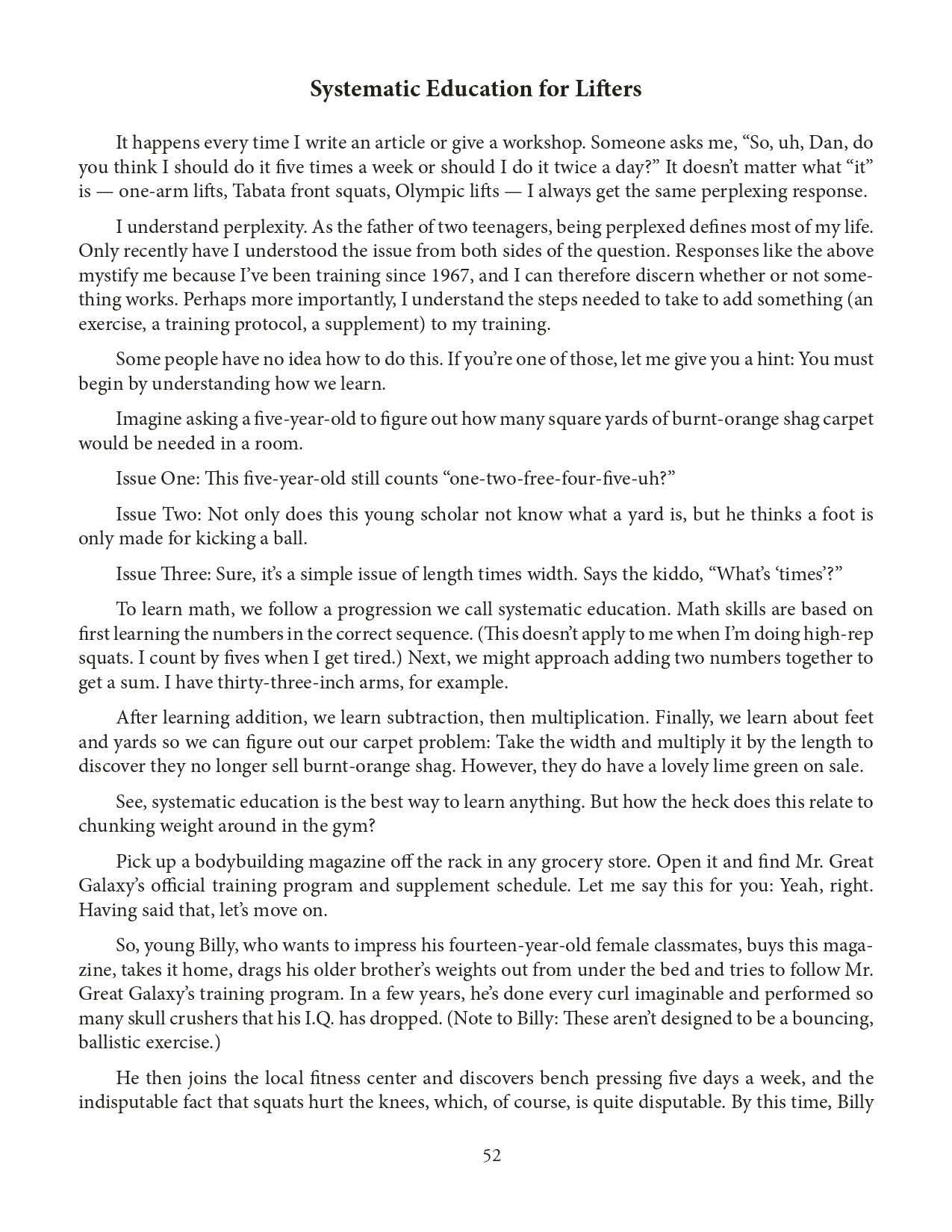 Never Let Go: A Philosophy of Lifting, Living and Learning