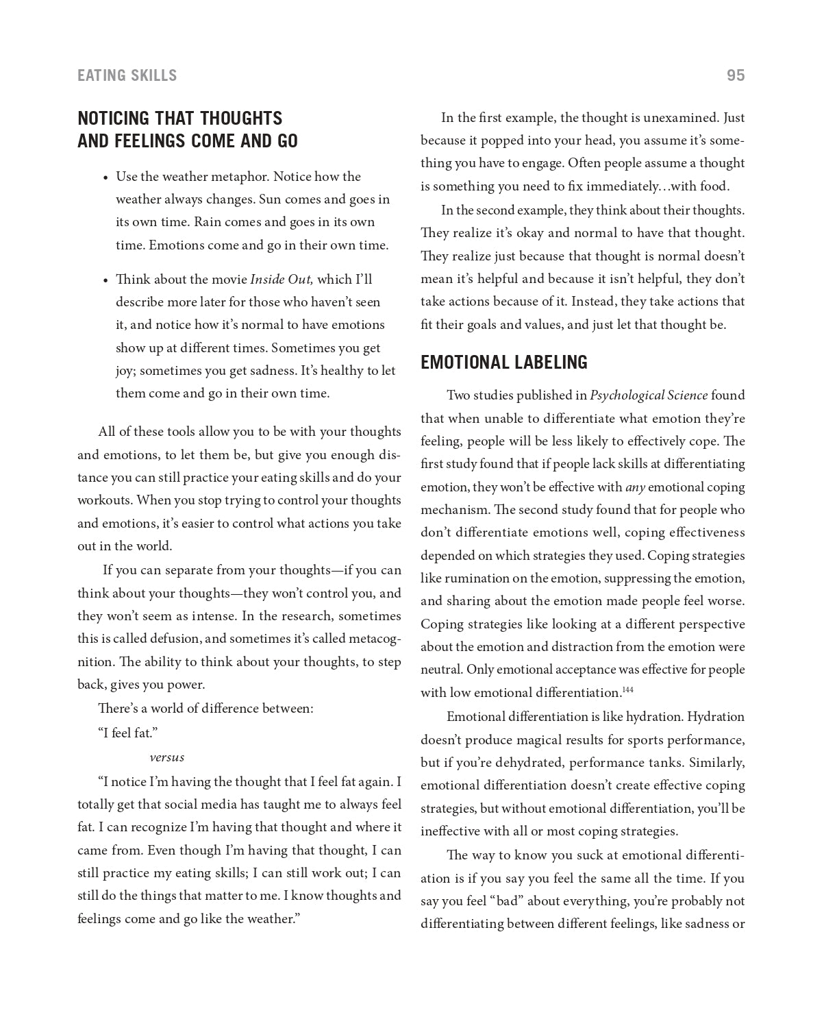 Lean and Strong: Eating Skills, Psychology, and Workouts