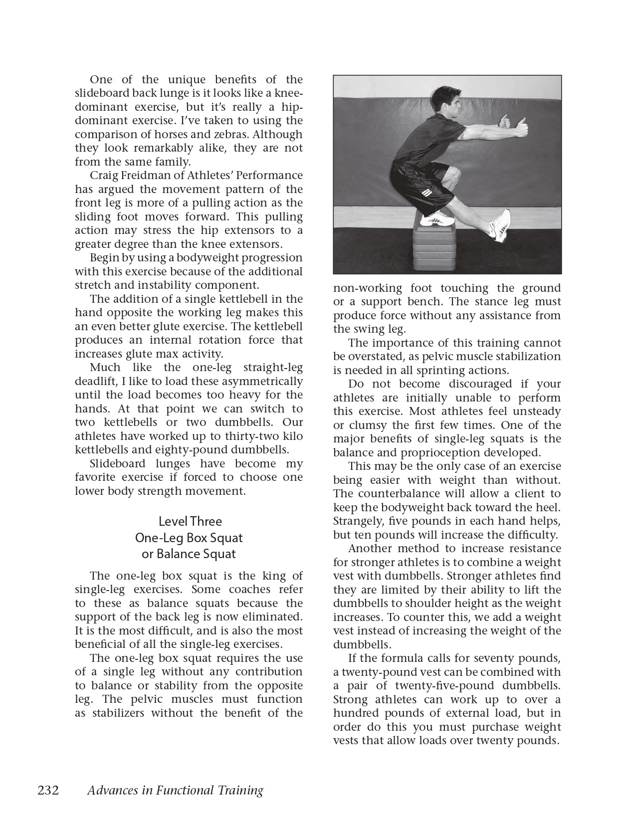 Advances in Functional Training