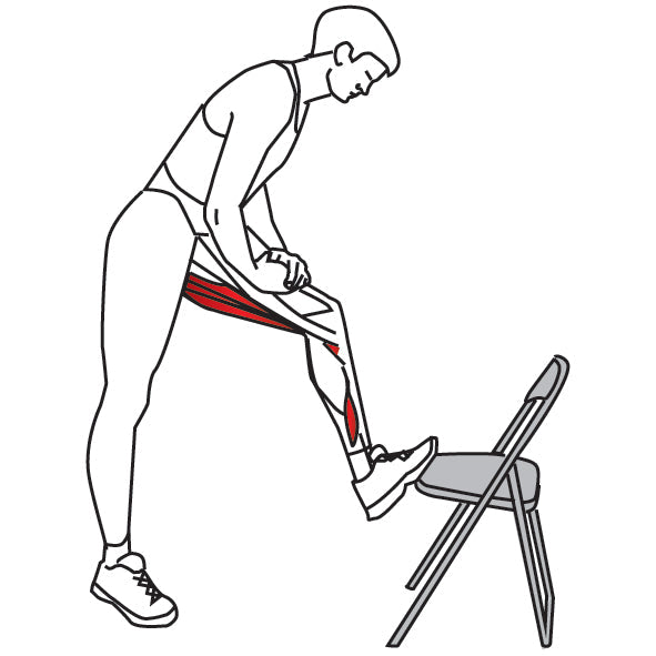 Standing Leg-Up Bent Knee Hamstring Stretch - Niel Asher Education