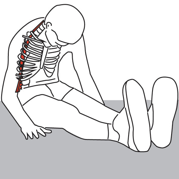 Sitting Bent-Over Back Stretch - Niel Asher Education
