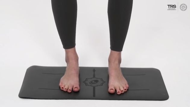 Standing Toe Claw Exercise