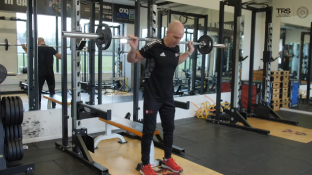 Barbell Bench Squat