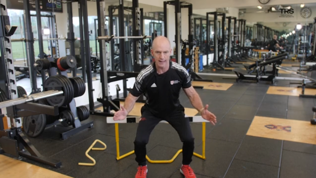 High and Low Hurdle Jump