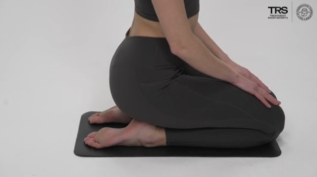Kneeling Shin Stretch | Extensor Digitorum Longus, Extensor Hallucis ...