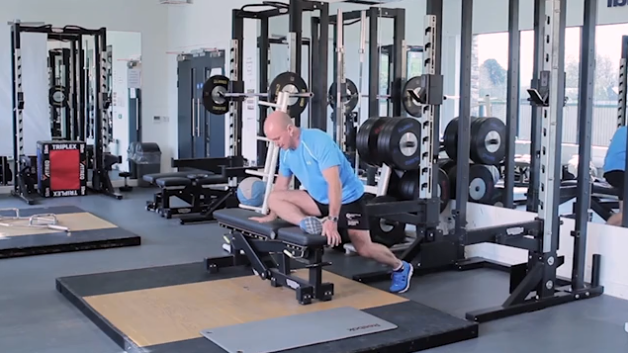 Glute Stretch Bench-Assisted
