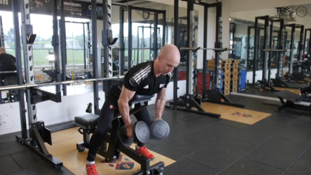 Dumbbell Incline Row