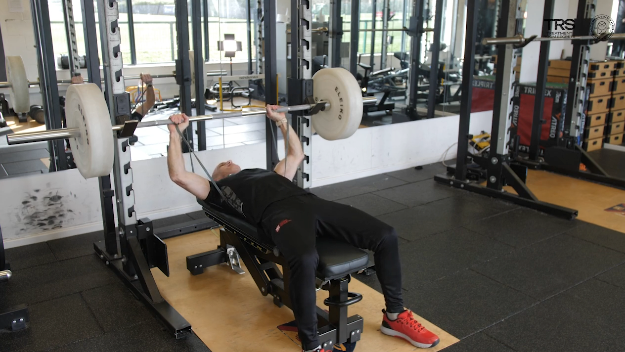 Banded Bench Press | Anterior Deltoid, Core Muscles, Forearm Muscles ...