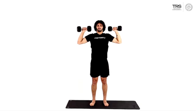 Standing Dumbbell Press Exercise