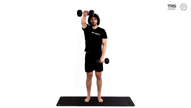 Alternate Front Raise Exercise