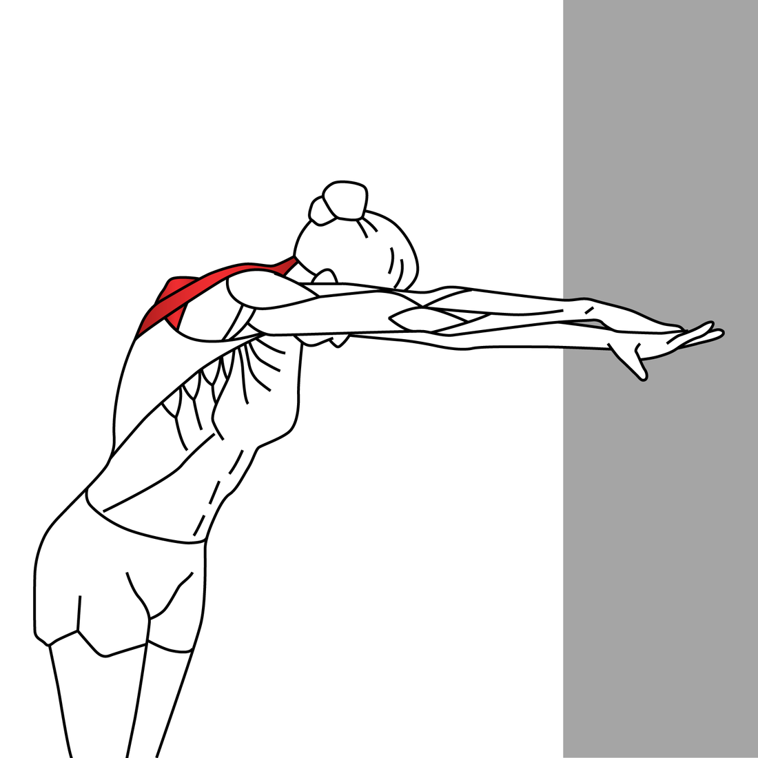 Reaching Forward Upper Back Stretch - Niel Asher Education