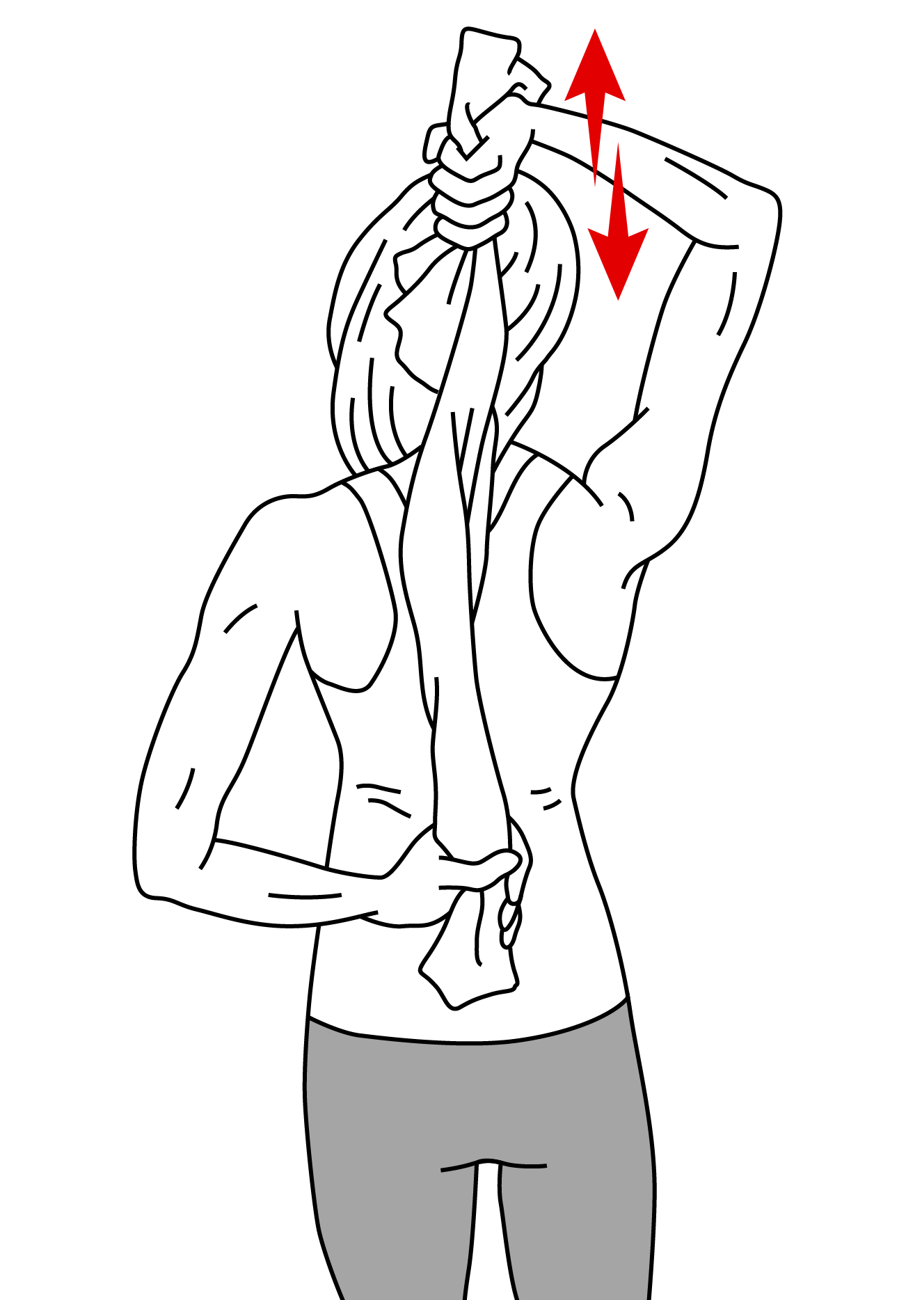  Towel Triceps Stretch