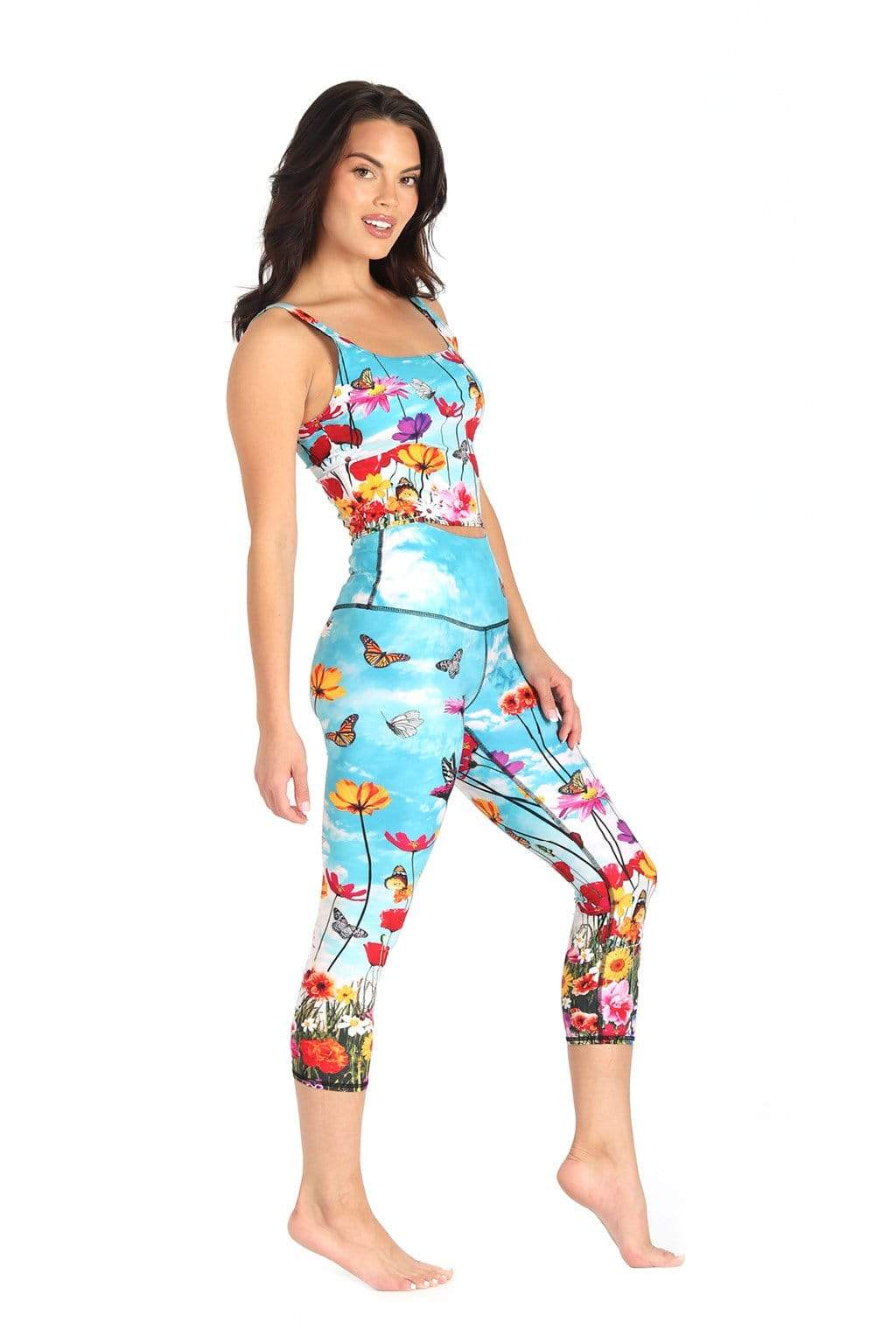 Capri Legging - Flower Bomb