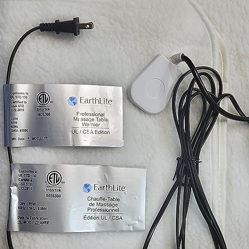 Earthlite Massage Table Warmer & Fleece Pad