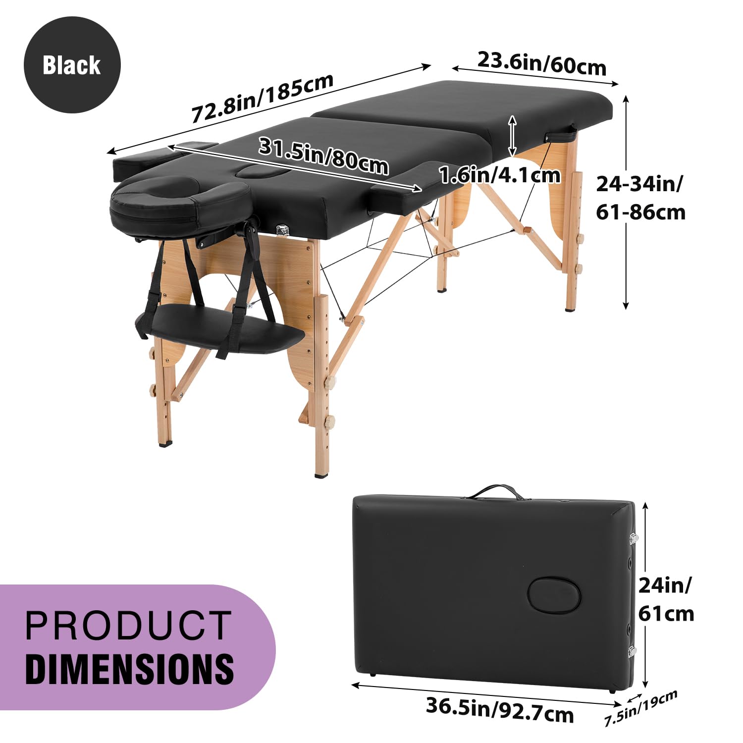 BM81 Portable Massage Table Portable