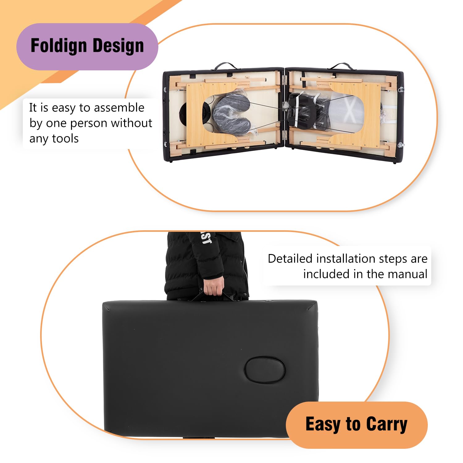 BM81 Portable Massage Table Portable