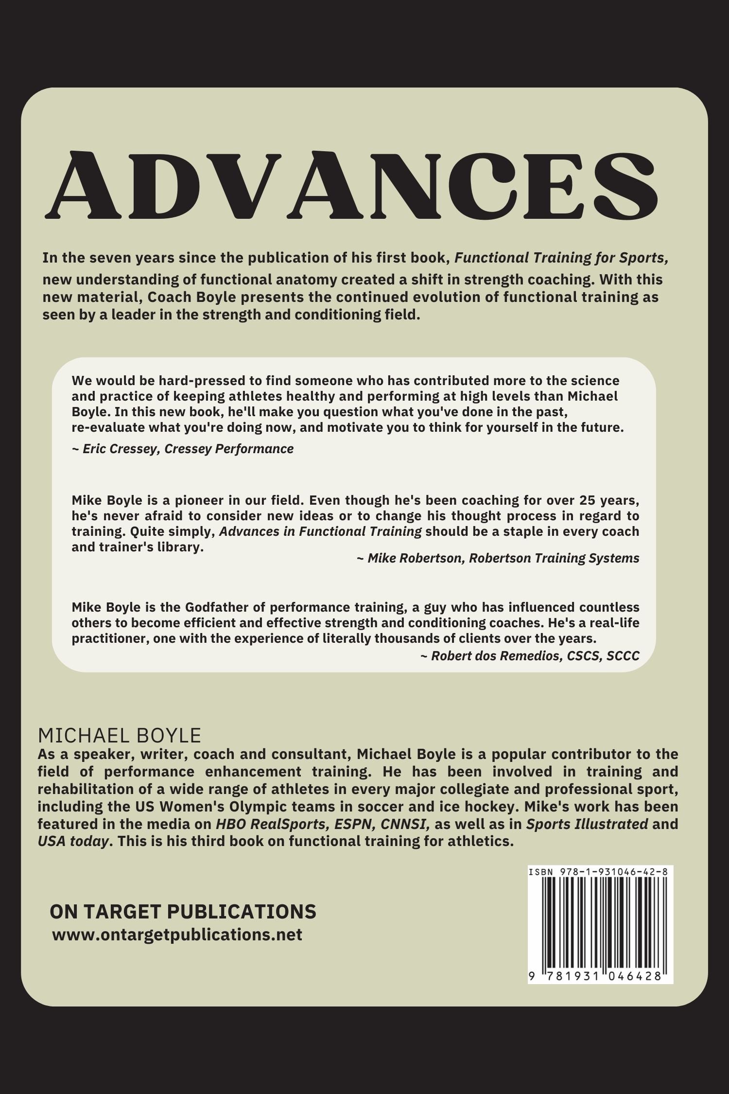 Advances in Functional Training