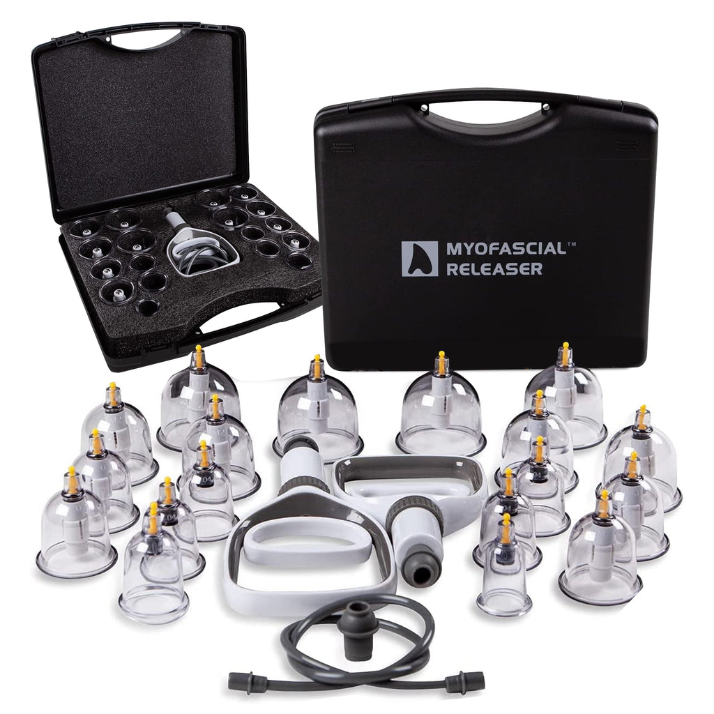 Medical Grade Cupping Therapy Set - 20 Piece Set - Niel Asher Education
