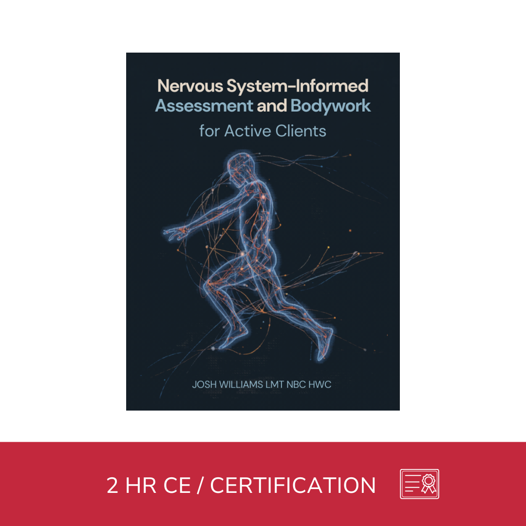 Nervous System-Informed Assessment and Bodywork for Active Clients (2 hrs)
