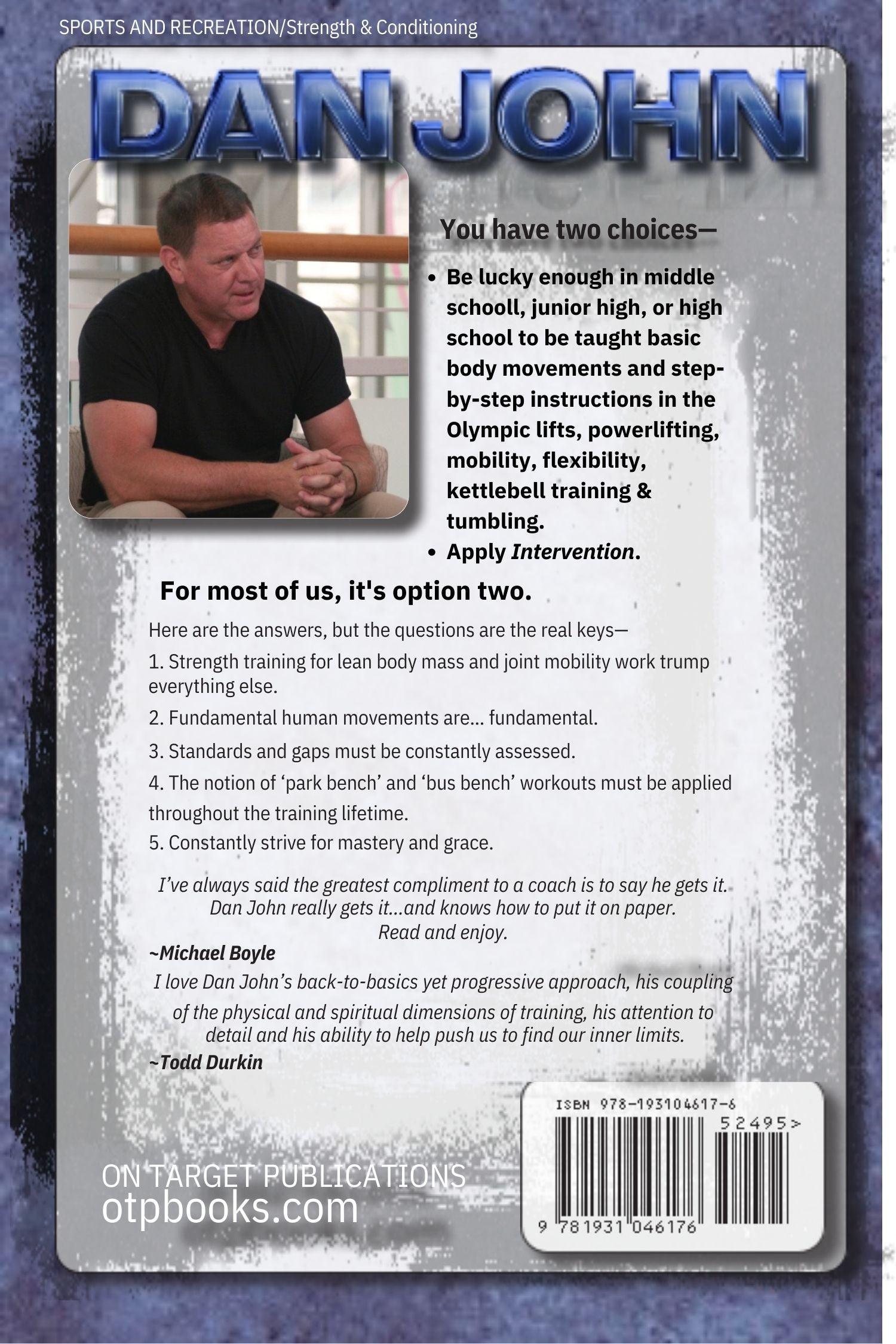 Intervention: Course Corrections for the Athlete and Trainer