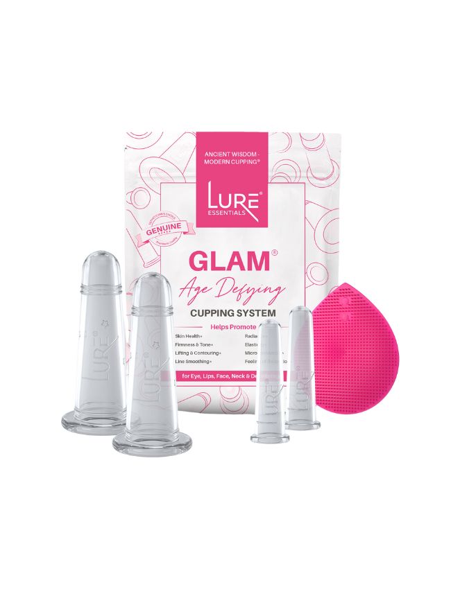 Sistema facial de ventosas GLAM Face - Transparente (4 tazas)