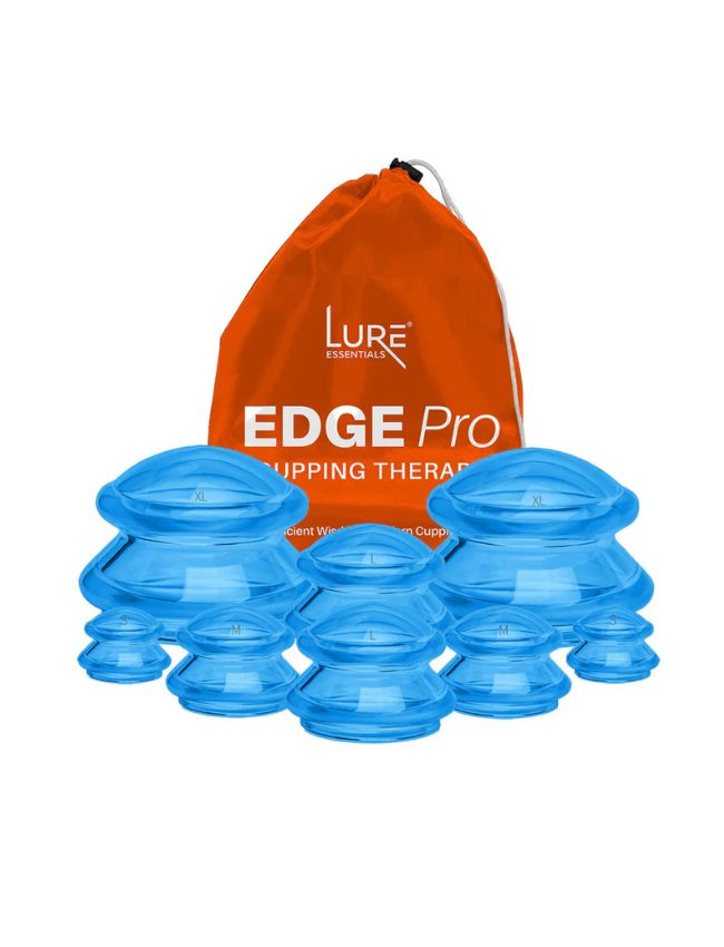 Juego profesional de ventosas de silicona EDGE Flex (suave) (8 ventosas)