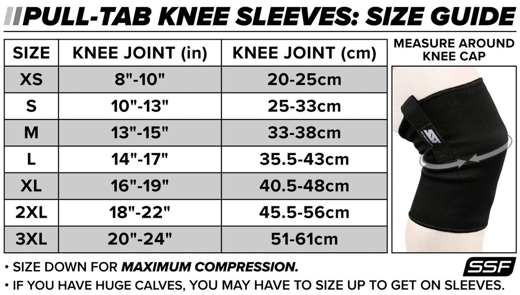Knee Sleeves ("Heavy" Pull Tab / Easy on and off) - Niel Asher Education