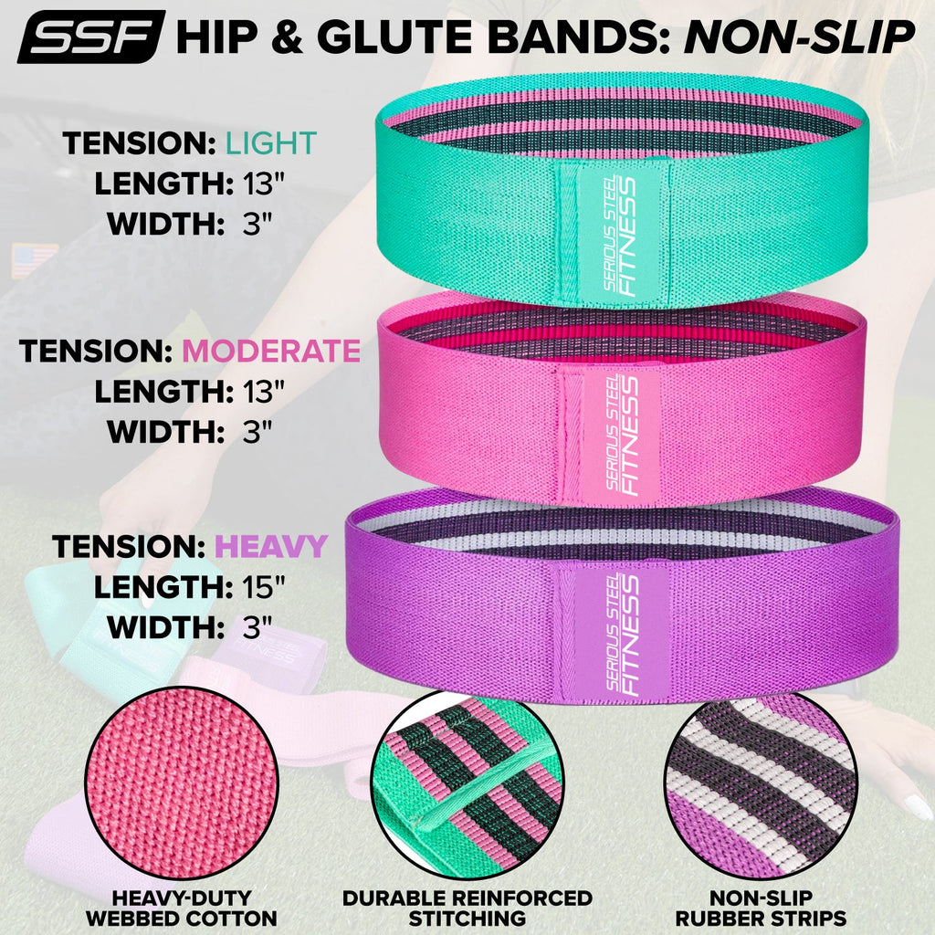 Hip & Glute Activation Band (Non-Slip) - Niel Asher Education