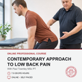Contemporary Approach to Low Back Pain (7.5 hrs)