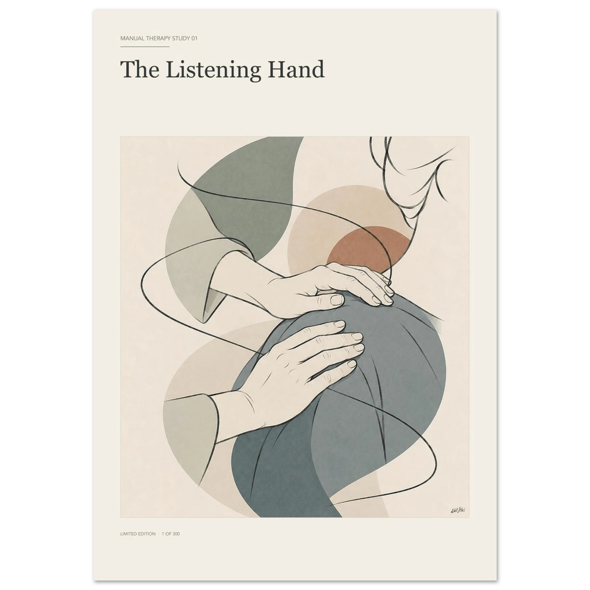 The Listening Hand Limited Edition A1 Poster | Niel Asher Education