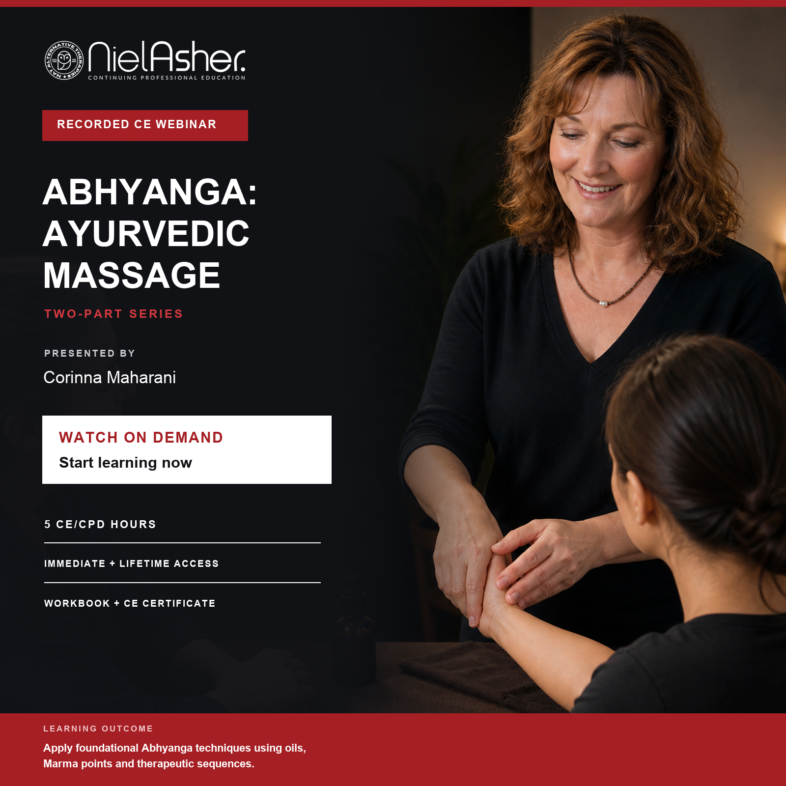 Abhyanga Ayurvedic Massage CE Course